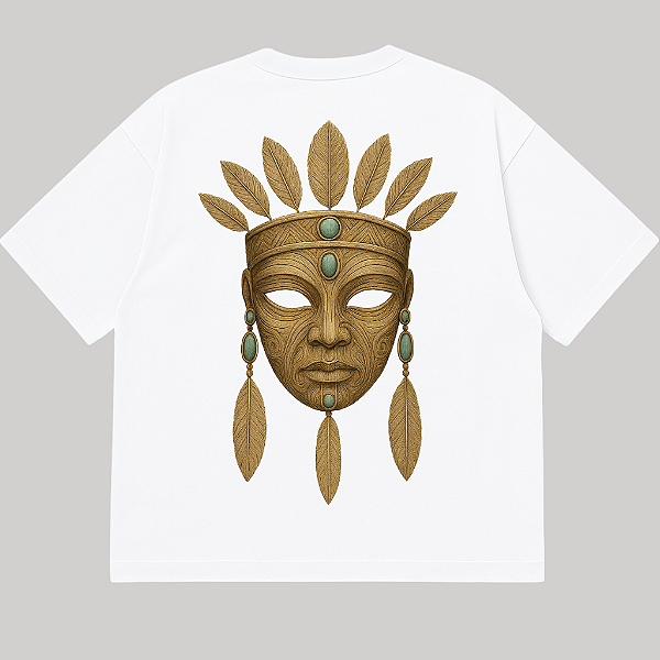 CAMISETA AFTER OVERSIZED BRANCA SPIRIT