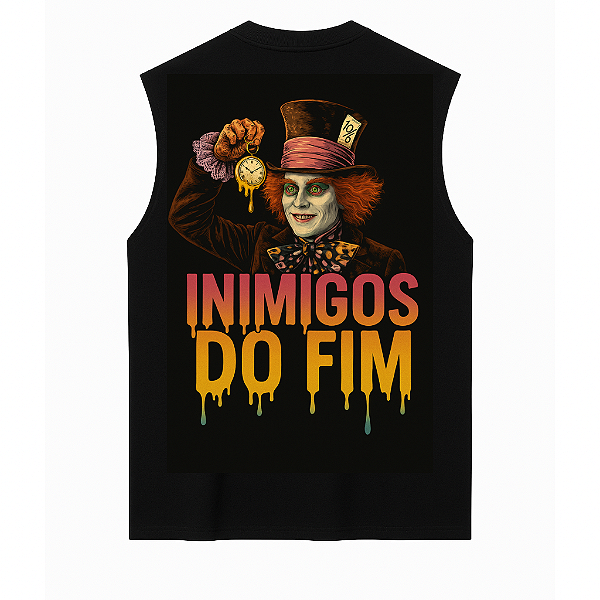 REGATA OVERSIZED PRETA INIMIGOS DO FIM