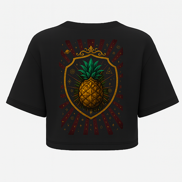 CROPPED OVERSIZED PRETA AFTER SYMBOL