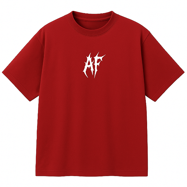 CAMISETA AFTER OVERSIZED VERMELHA AF