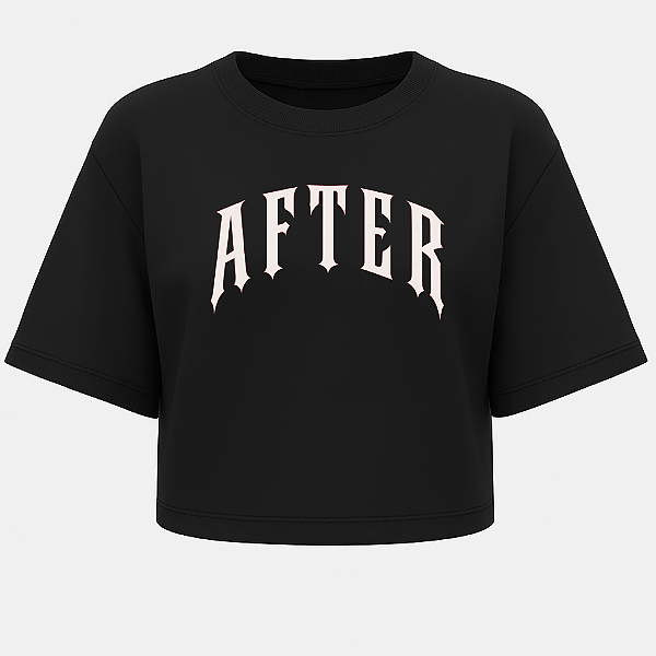 CROPPED OVERSIZED PRETO AFTER