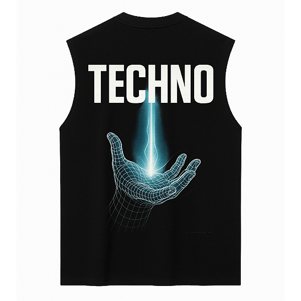 REGATA OVERSIZED PRETA AFTER TECHNO