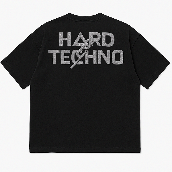 CAMISETA OVERSIZED AFTER HARD TECHNO