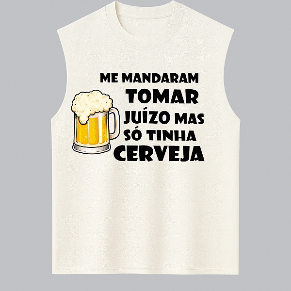 REGATA OVERSIZED AFTER CARNAVAL FRASES CERVEJA