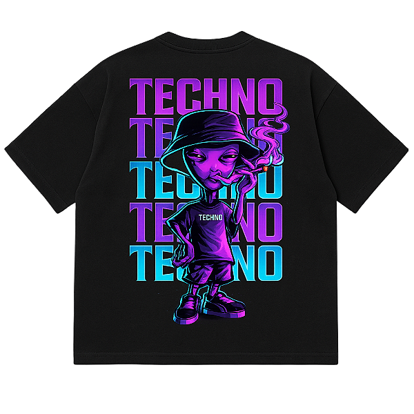 CAMISETA OVERSIZED TECHNO STREET