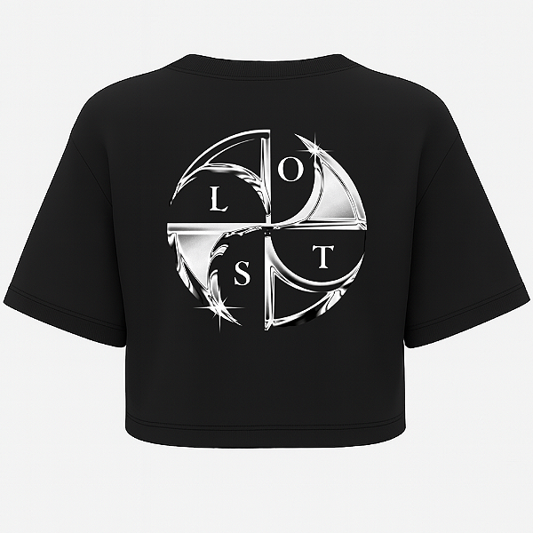 CROPPED OVERSIZED LOST