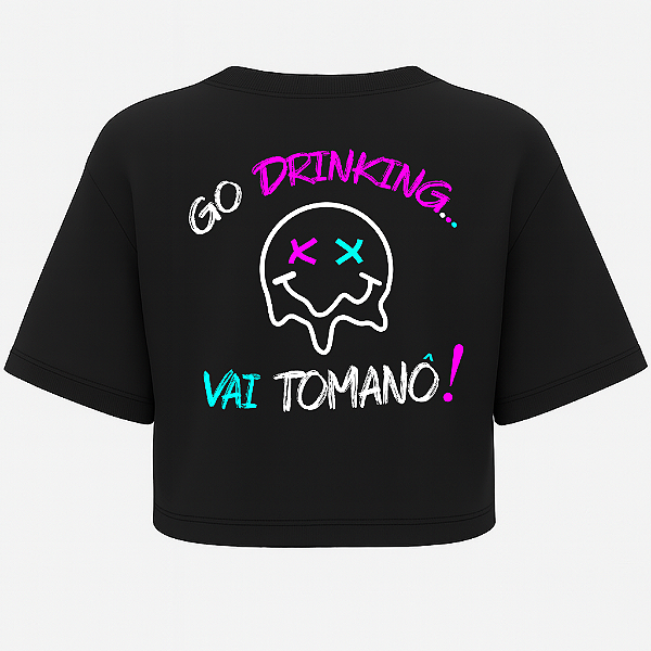 CROPPED OVERSIZED GO DRINKING