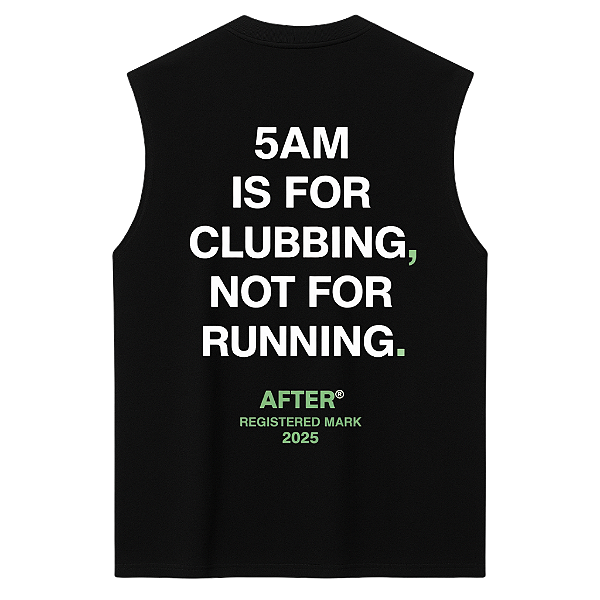 REGATA OVERSIZED PRETA 5AM CLUBBING