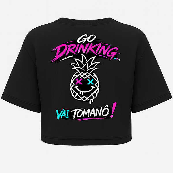 CROPPED OVERSIZED AFTER GO DRINKING VAI TOMANO