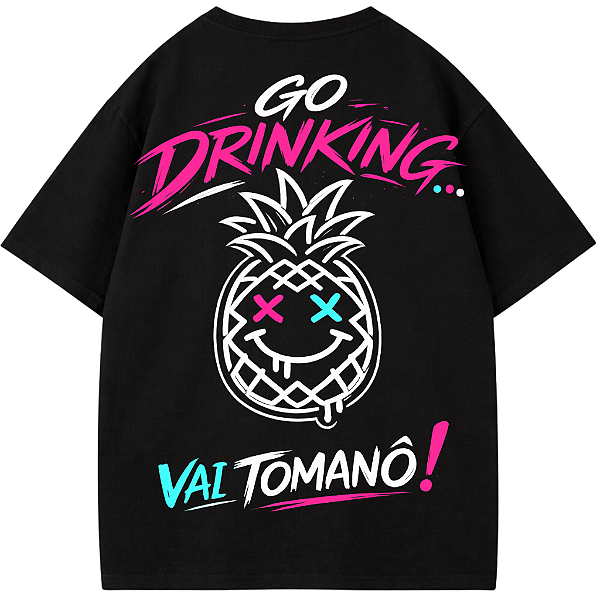 CAMISETA OVERSIZED GO DRINKING