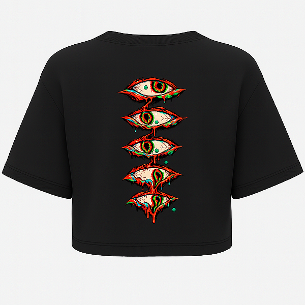 CROPPED OVERSIZED PRETO PSICO