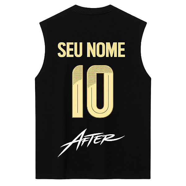 REGATA BRASIL X AFTER OVERSIZED PRETA