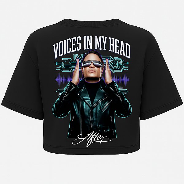 CROPPED OVERSIZED ARGY VOICES IN MY HEAD PRETO