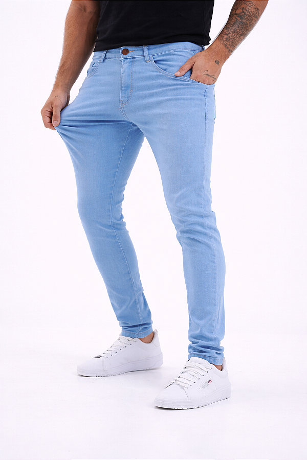 CALÇA JEANS SKINNY JEANS ELASTANO
