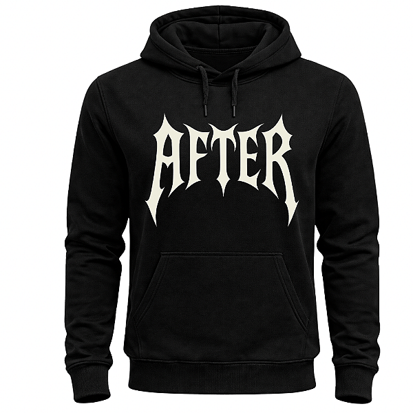 MOLETOM CANGURU PRETO UNISSEX