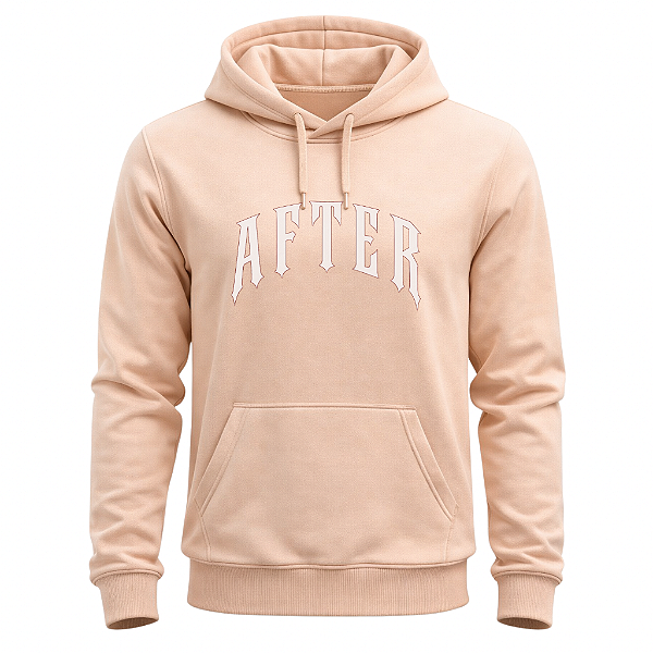 MOLETOM CANGURU BEGE CURV UNISSEX AFTER