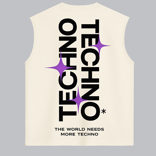 REGATA OVERSIZED AFTER MACHÃO TECHNO