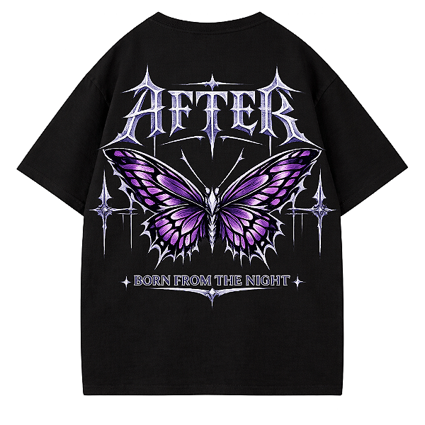 CAMISETA OVERSIZED AFTER BORN THE FROM THE NIGHT