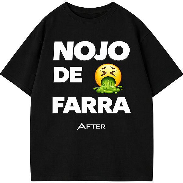 CAMISETA OVERSIZED AFTER NOJO DE FARRA