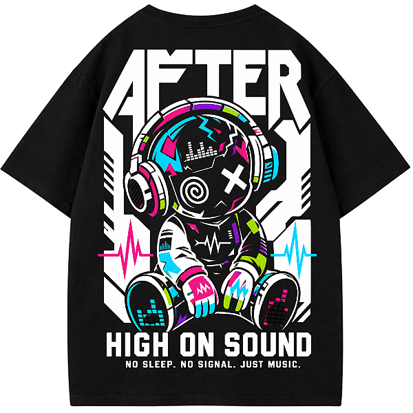 CAMISETA OVERSIZED AFTER HIGH ON SOUND