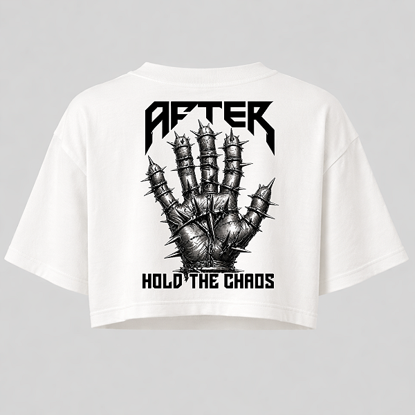 CROPPED OVERSIZED AFTER HOLD THE CHÃOS