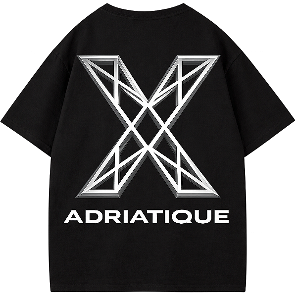 CAMISETA OVERSIZED PRETA ADRIATIQUE 01