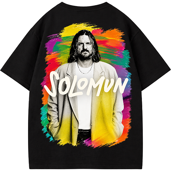 CAMISETA SOLOMUN OVERSIZED PRETA AFTER