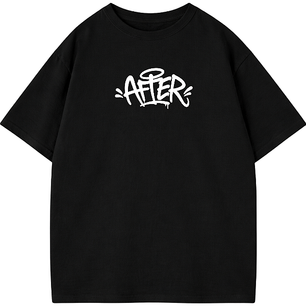 CAMISETA OVERSIZED AFTER PRETA STREET DESIGN