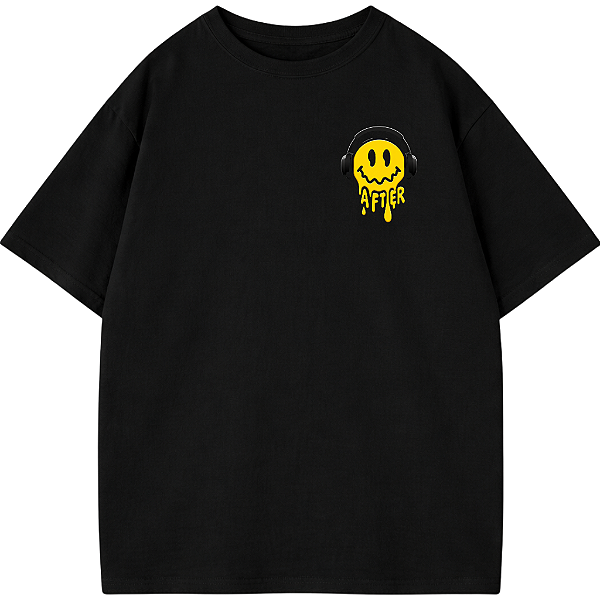 CAMISETA OVERSIZED AFTER PRETA PSICO