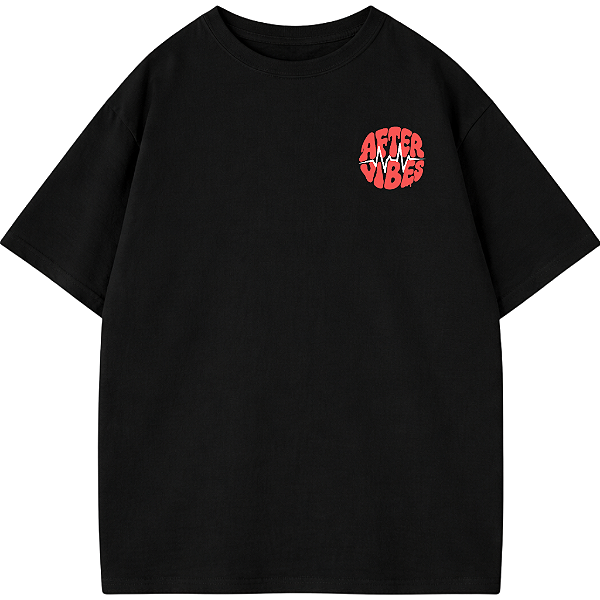 CAMISETA OVERSIZED AFTER PRETA VIBES