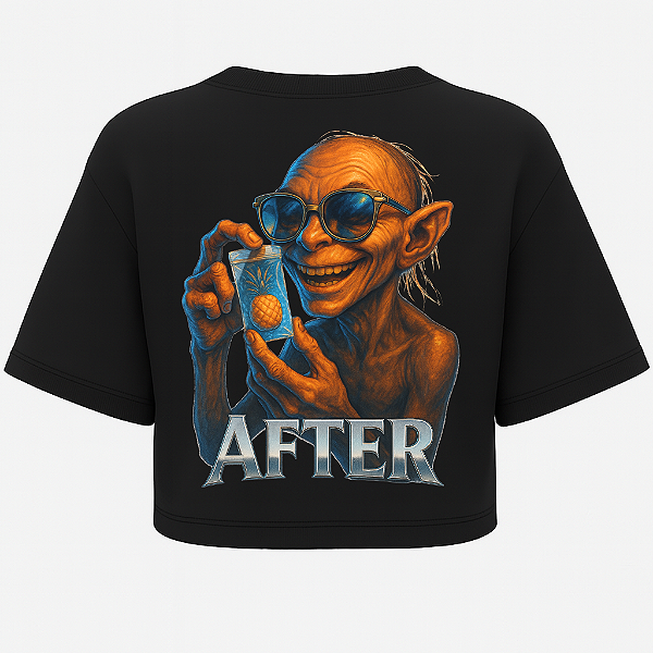 CROPPED OVERSIZED GOLLUM AFTER PRETO