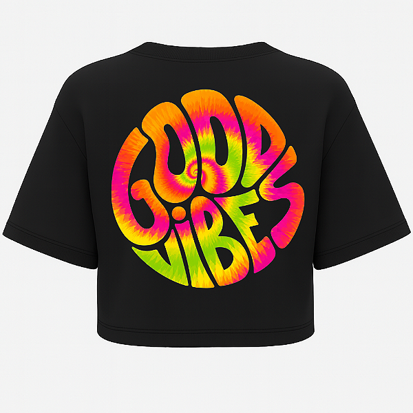 CROPPED OVERSIZED AFTER GOOD VIBES
