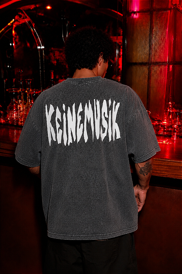 CAMISETA KEINE MUSIK ESTONADA PRETA