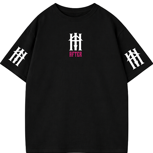 CAMISETA OVERSIZED AFTER PRETA ROMAN