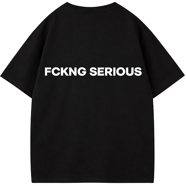 CAMISETA BORIS BREJCHA OVERSIZED AFTER PRETA SERIOUS
