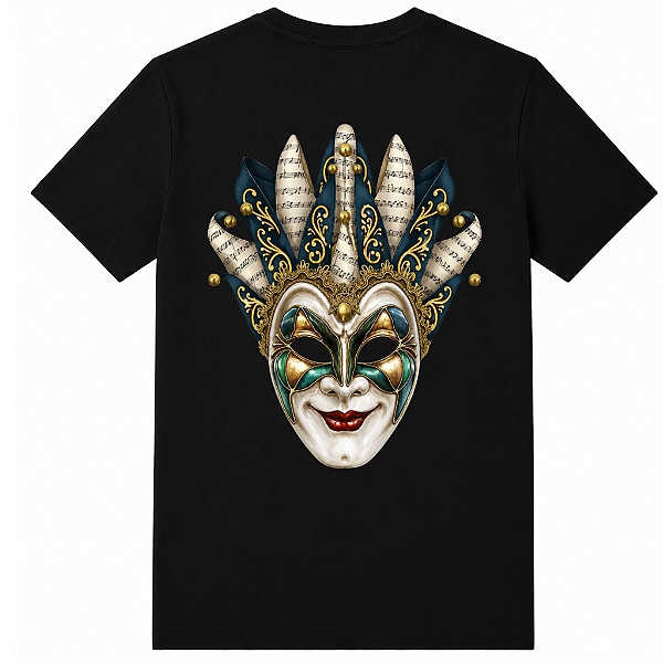 CAMISETA SLIM PRETA BORIS BREJCHA ELASTANO ALGODÃO AFTER RAVE
