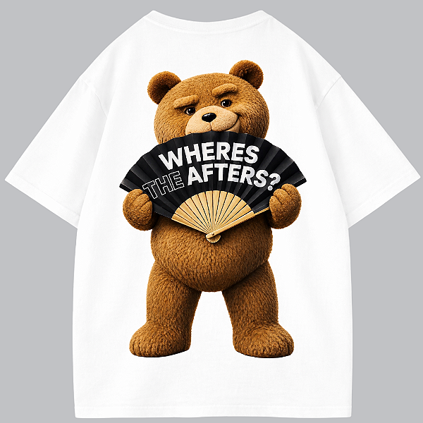 CAMISETA OVERSIZED AFTER WHERES THE AFTERS?