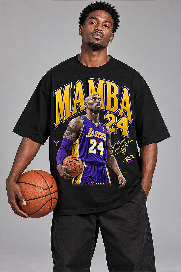 CAMISETA OVERSIZED AFTER BASQUETE MAMBA BRYANT