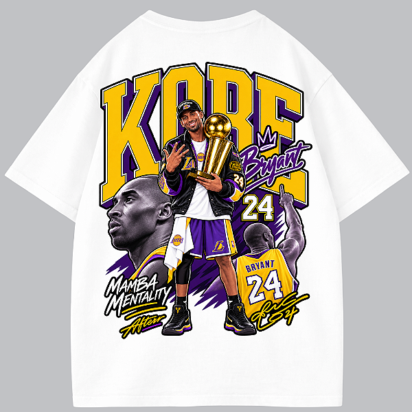 CAMISETA OVERSIZED AFTER BASQUETE BRYANT MAMBA BLACK