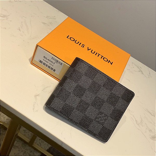 Carteira Louis Vuitton Slender "Damier Black"