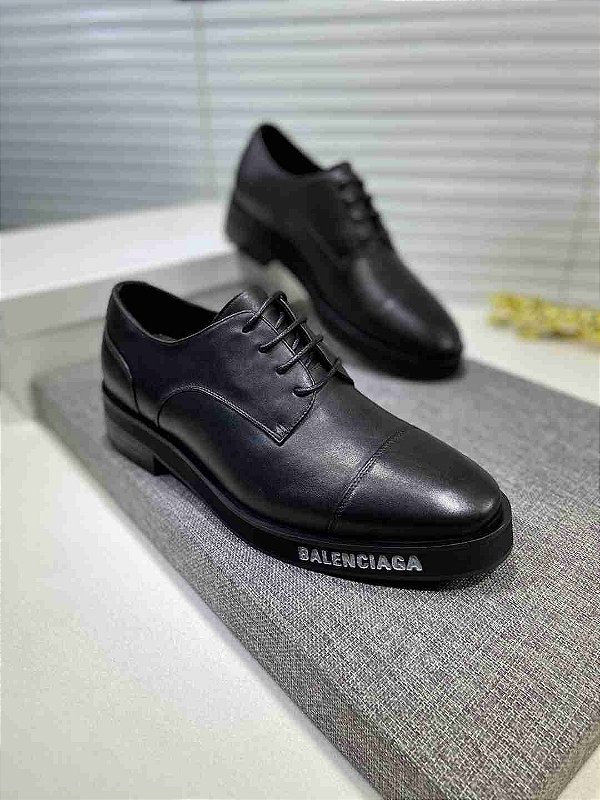 Sapato Social Balenciaga "All Black"