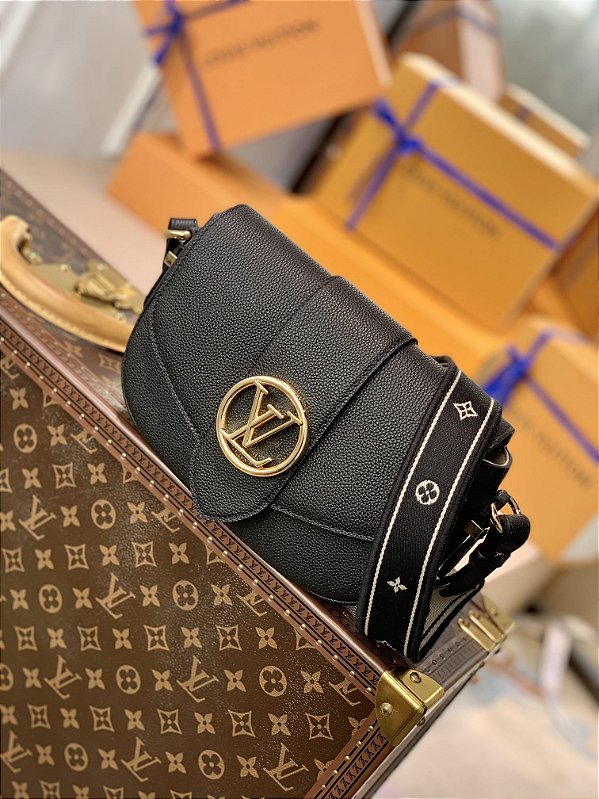 Bolsa Louis Vuitton Pont 9 Soft "Black"