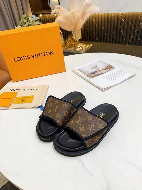 Mule Louis Vuitton Pool Pillow Monogram "Black"