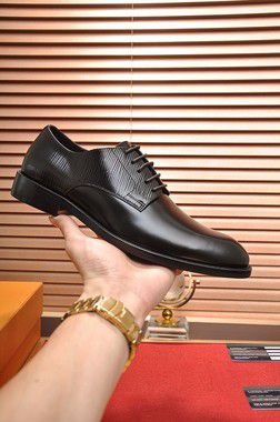 Sapato Social Louis Vuitton "All Black" (PRONTA ENTREGA)