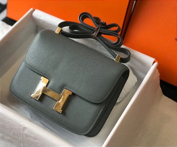 Bolsa Hermès Constance "Gray/Silver"