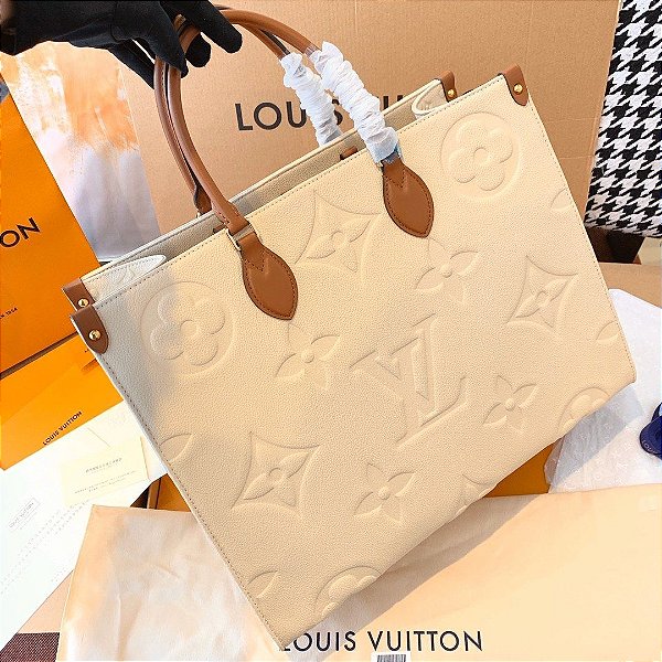 Bolsa Louis Vuitton OnTheGo Monogram "Beige"
