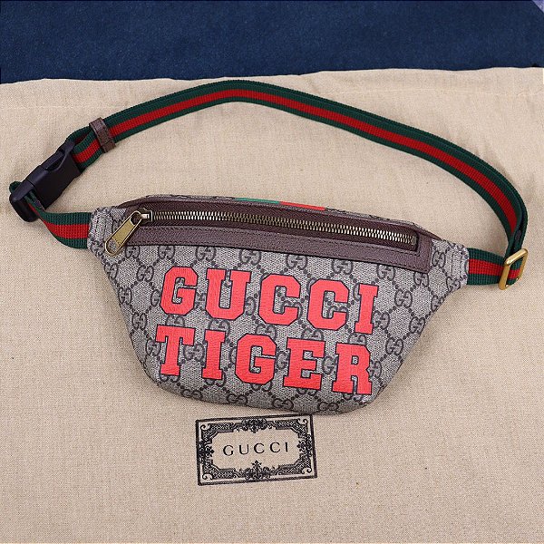 Pochette Gucci GG Tiger "Brown"
