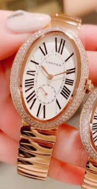 Relógio  Cartier Baignoire  "Gold"