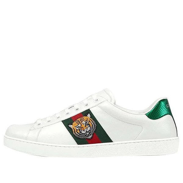 Tênis Gucci Ace "White/Tiger"