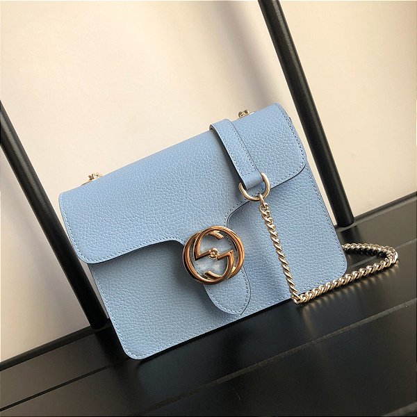Bolsa Gucci Interlocking G "Blue"